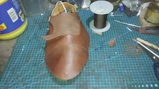 How to close the Uppers and Fix Lining for Monk Strap Shoes