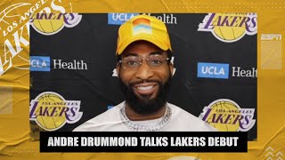 Andre Drummond says injury in Lakers debut was very painful | NBA on ESPN
