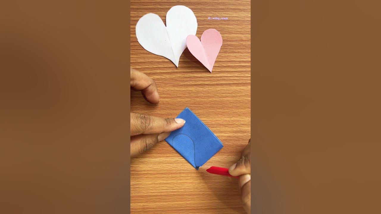 how-to-cut-heart-out-of-paper-youtube