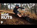 DEATHGRIP CHALLENGE WITH BERNARD KERR, TEACHING BENEY HOW TO RIDE RUTS!