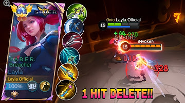 GLOBAL LAYLA BEST HIGH DAMAGE HACK BUILD 2025!😱 THIS BUILD IS LITERALLY BROKEN! (PLS TRY THIS BUILD)