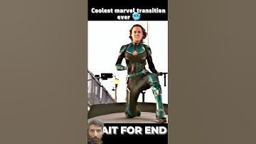 Coolest marvel transition ever 🥶 Pt 3 Wait for it #shorts #transition #marvel