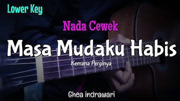 Masa Mudaku Habis - Ghea indrawari ( Karaoke Akustik) Lower key