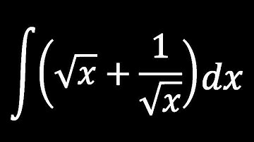 Integral of sqrt (x)+1/sqrt(x) | HV math Academy