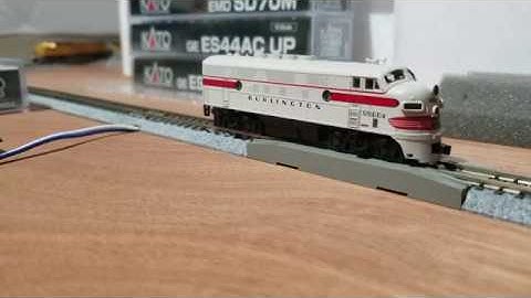 Kato "N" Scale CB&Q F3A with MRC 1957 Decoder & Sound