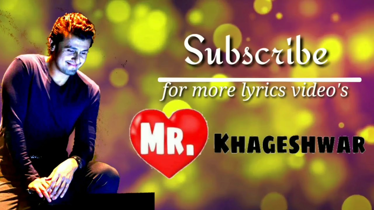 Na Dharti Ma He Kono Na Kono Aagas Ma Lyrics Video  Sonu Nigam  New Lyric Video  Mr Khageshwar