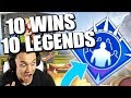 THIS IS WHAT 10 SOLO WINS WITH 10 LEGENDS LOOKS LIKE.... - PS4 APEX LEGENDS!