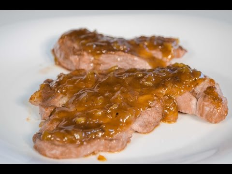 Video: Cerdo En Salsa De Miel Y Mostaza