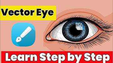 How to Learn  make Vector eyes in Mobile step by step  |  Vector Art Tutorial  |  Dev EditZ