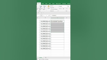 Convert Scientific Notation to Numbers in Excel