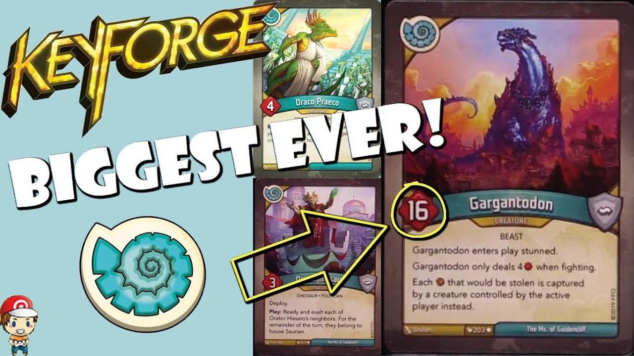 Biggest Keyforge Creature Yet! By a LOT (& Other New Saurian Creatures ...