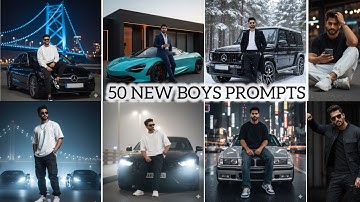 50 New Cinematic Boys Prompts | Google Gemini photo edit prompts for Men | Instagram Trend