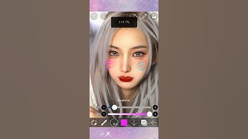 Ulzzang smudge edit on ibisPaintX 🐱💙💜