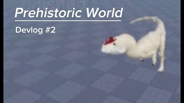 Prehistoric World Devlog #2 - Animations showcase | Roblox Dinosaur Game