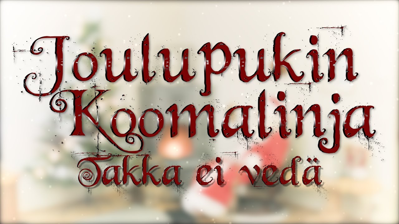 Joulupukin Koomalinja: Takka ei vedä