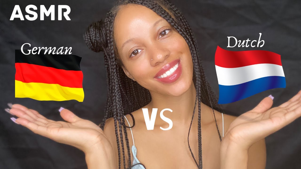 ASMR American says TINGLY DUTCH 🇧🇪🇳🇱and GERMAN 🇩🇪 WORDS | Lo Fi Tiny Mic for Added Relaxation