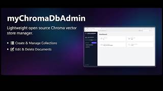 myChromaDbAdmin Update UI enhancements