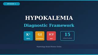Details Hypokalemia Workup: Urine K/Cr Ratio Explained | Board Review Series Ep 1 Update