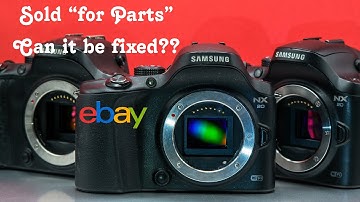 "For Parts" camera repair. Fixing a Samsung NX20. More value from my eBay gamble??