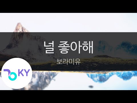 널 좋아해 - 보라미유(I Like You - Boramiyu) (KY.28982) / KY Karaoke