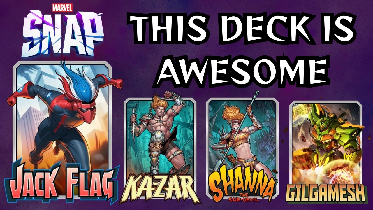 Tiny Cards, Huge Power: Jack Flag’s Ongoing Impact on Ka-Zar Decks | Marvel Snap Gameplay