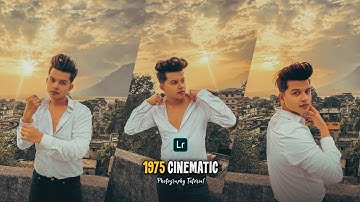 Lightroom Mobile Premium Presets 1975 Cinematic Tone Color Grading Tutorial - Shan Creator