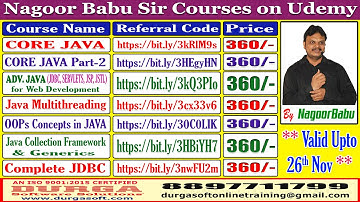 Nagoor Babu Sir Courses on Udemy