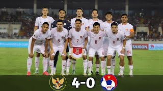 INDONESIA vs VIETNAM 4-0 (agg) QUALIFICATION WORLD CUP 2026 ROUND 2