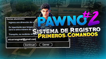 CURSO PAWN #2 CREANDO UN REGISTRO de USUARIOS con MYSQL- CURSO CREA TU GAMEMODE RolePlay desde 0