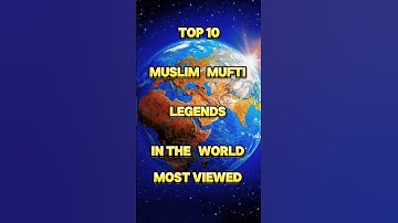 Top 10 famous mufti in the world#top10 #trending #facts #viral #shortsvideo #shorts