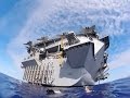 Jumping off an aircraft carrier-USS John.C.Stennis swim call