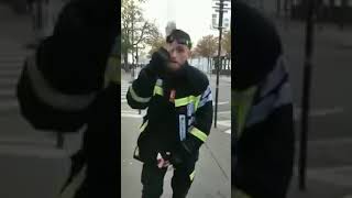 Un pompier démissionne après qu'un policier lui ai tiré à bout portant au LBD ! Le 15.10.19