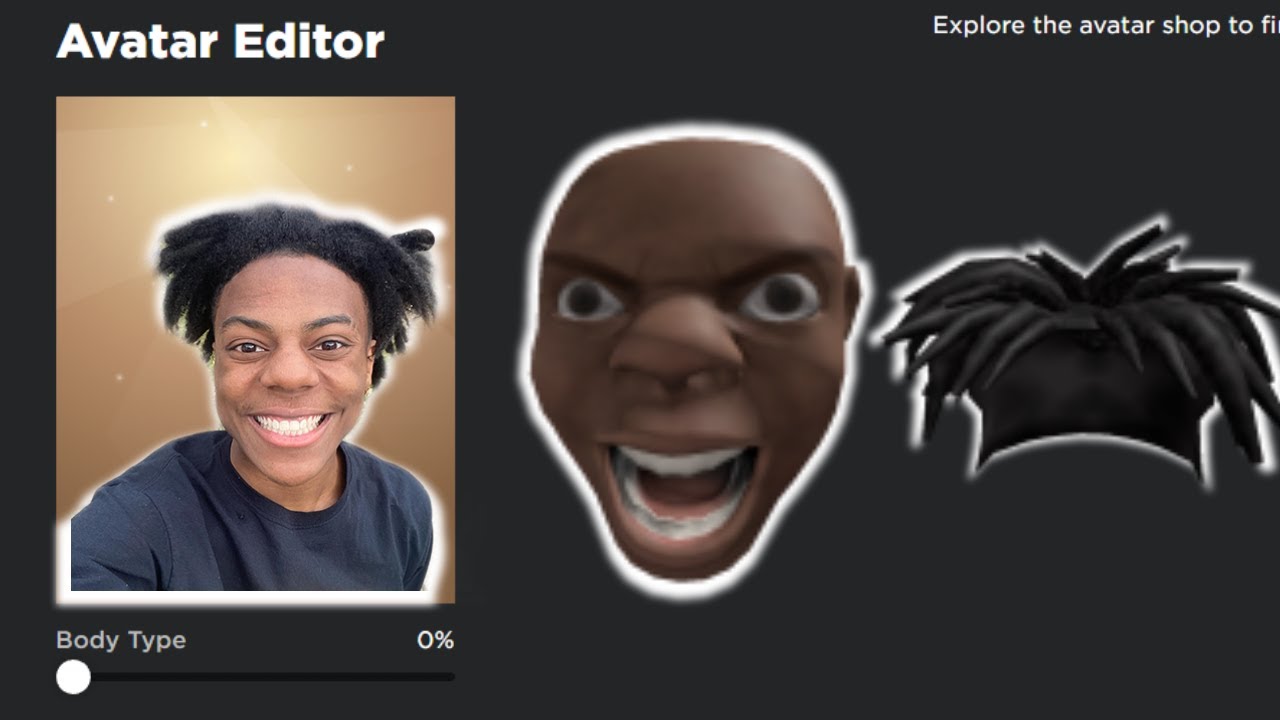 how to make ishowspeed in roblox avatar｜TikTok Search