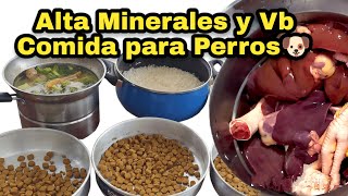 Comida Casera en alta Minerales y de Vitaminas para tu Perro (AMERICANBULLY) en precio Barato