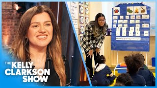 Kelly Clarkson Surprises Literacy Nonprofit Building Next Generation Of Teachers