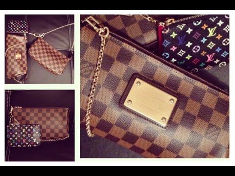 COMPARISON LOUIS VUITTON EVA PALLAS CLUTCH FAVORITE MM Lvlovermj