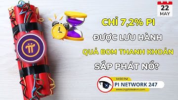 [Pi Network 247] Chỉ 7,2% Pi Được Lưu Hành – Quả Bom Thanh Khoản Sắp Phát Nổ?