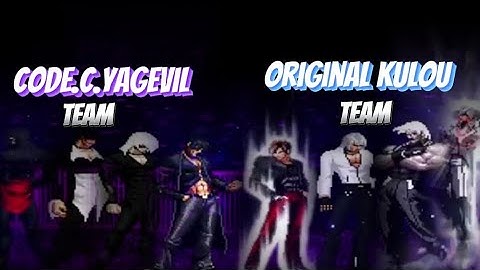 [ KOF Touhou Project ] Original Kulou Team VS Code.C.Yagevil Team