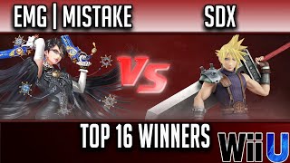 SBR3 TOP 16 WINNERS - EMG | Mistake (Bayonetta) vs SDX (Mewtwo)