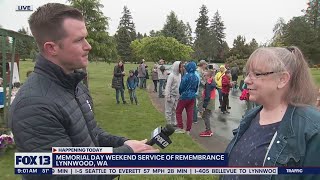Memorial Day weekend Service of Remembrance in Lynnwood, WA (Part 2) | FOX 13 Seattle