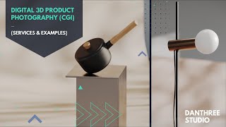 Digital 3D Product Photography Cgi Studio For Furniture, Home Living