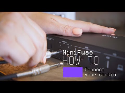 How to Connect Your Studio | MiniFuse