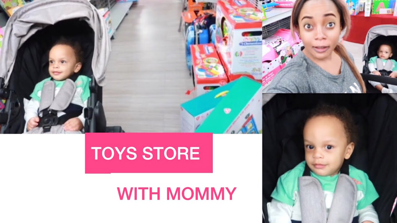 AT THE TOYS STORE WITH MOMMY - YouTube