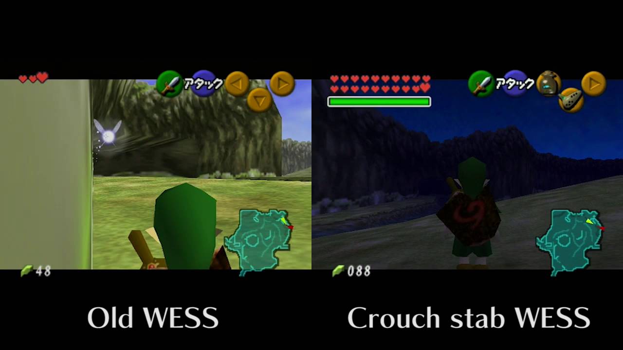 Crouch stab WESS comparison