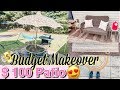 PATIO MAKEOVER ON A BUDGET | SMALL PATIO IDEAS | BACKYARD TRANSFORMATION | MESSY PATIO CLEAN-UP