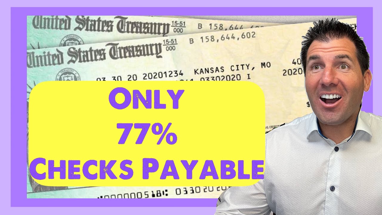 77. Check Only 77% Of Social Security Checks Are Payable - YouTube