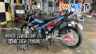 Suzuki Raider 150 Fi Thai Street Bike Project