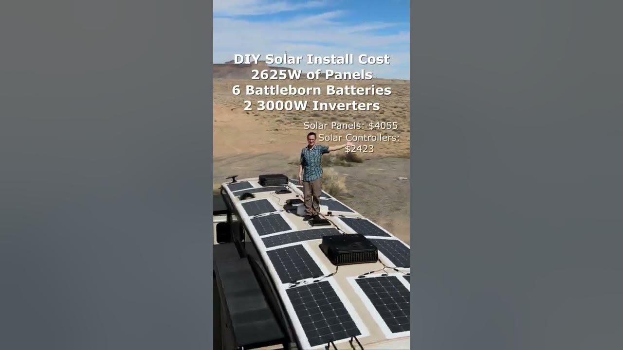 DIY RV Solar Costs #rvsolar