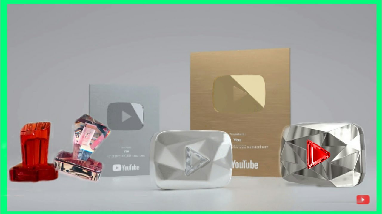 YouTube play Button evolution || YouTube created award || Topic traffic ...