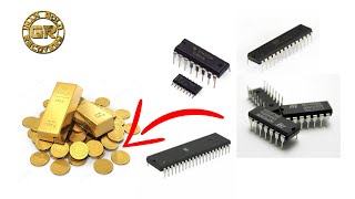 DIP Leg IC Chips Gold Recovery | Recover Gold From IC Chips | Gold Recovery